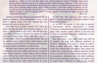 Druhá adventná nedeľa „A“: „Pripravujeme cestu Pánovi a robíme pokánie“
