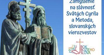 5. červenec / Slavnost sv. Cyrila, mnicha, a Metoděje, biskupa, patronů Evropy, hlavních patronů Moravy