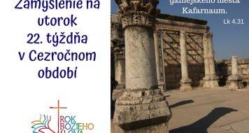 Utorok 22. týždňa v Cezročnom období