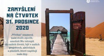 ZAMYŠLENÍ NA ČTVRTEK 31. PROSINCE 2020