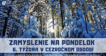ZAMYSLENIE NA PONDELOK 6. TÝŽDŇA V CEZROČNOM OBDOBÍ