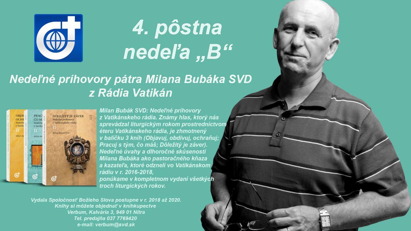 ZAMYSLENIE NA 4. PÔSTNU NEDEĽU