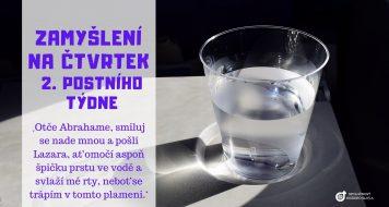 ZAMYŠLENÍ NA ČTVRTEK 2. POSTNÍHO TÝDNE