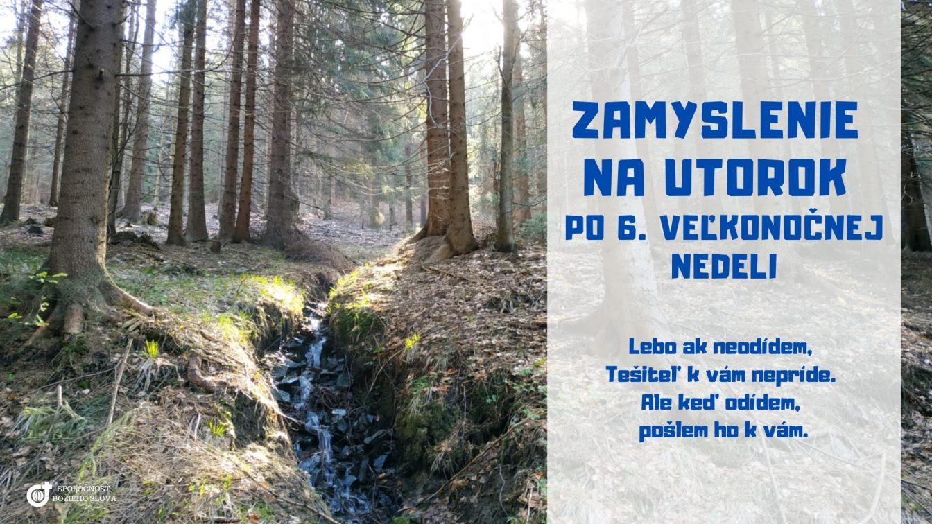 ZAMYSLENIE NA UTOROK PO 6. VEĽKONOČNEJ NEDELI