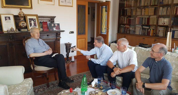 VERBISTI NA NÁVŠTEVE U OTCA KARDINÁLA JOZEFA TOMKU
