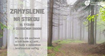 ZAMYSLENIE NA STREDU 10. TÝŽDŇA V CEZROČNOM OBDOBÍ