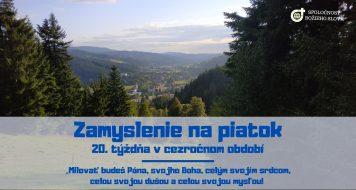 ZAMYSLENIE NA PIATOK 20. TÝŽDŇA V CEZROČNOM OBDOBÍ