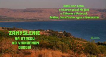ZAMYSLENIE NA STREDU VO VIANOČNOM OBDOBÍ