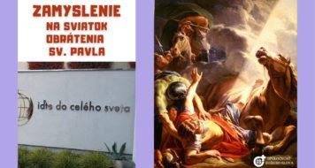 ZAMYSLENIE NA SVIATOK OBRÁTENIA SV. PAVLA