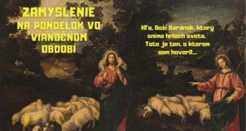 ZAMYSLENIE NA PONDELOK VO VIANOČNOM OBDOBÍ