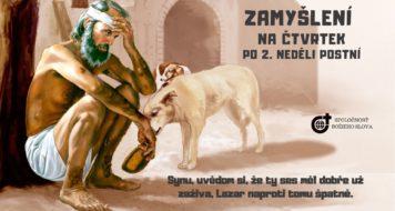 ZAMYŠLENÍ NA ČTVRTEK PO 2. POSTNÍ NEDĚLI