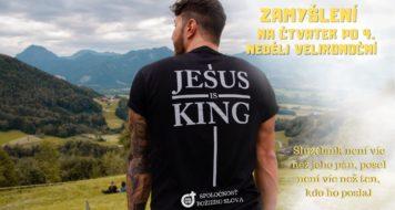 ZAMYŠLENÍ NA ČTVRTEK PO 4. NEDĚLI VELIKONOČNÍ