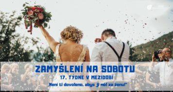 ZAMYŠLENÍ NA SOBOTU 17. TÝDNE V MEZIDOBÍ