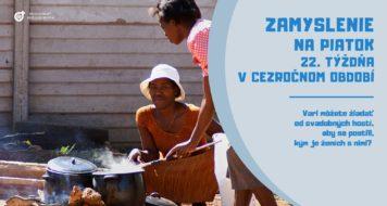 ZAMYSLENIE NA PIATOK 22. TÝŽDŇA V CEZROŠNOM OBDOBÍ