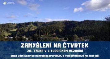 ZAMYŠLENÍ NA ČTVRTEK PO 28. NEDĚLI V MEZIDOBÍ