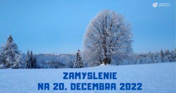 ZAMYSLENIE NA 20.decembra 2022