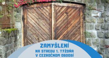 ZAMYSLENIE NA STREDU 1. TÝŽDŇA V CEZROČNOM OBDOBÍ