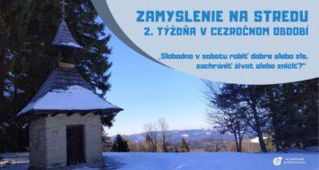 ZAMYSLENIE NA STREDU 2. TÝŽDŇA V CEZROČNOM OBDOBÍ