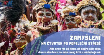 ZAMYŠLENÍ NA ČTVRTEK PO POPELEČNÍ STŘEDĚ