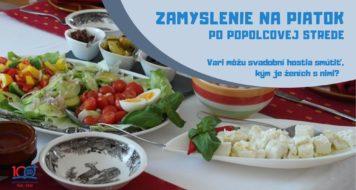 ZAMYSLENIE NA PIATOK PO POPOLCOVEJ STREDE