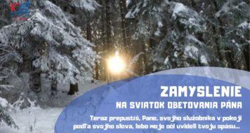 ZAMYSLENIE NA SVIATOK OBETOVANIA PÁNA