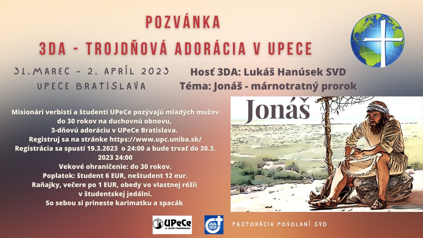 Pozvánka: DUCHOVNÁ OBNOVA: <em>JONÁŠ – MÁRNOTRATNÝ PROROK</em>