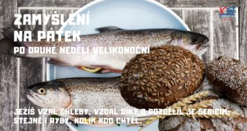 ZAMYŠLENÍ NA PÁTEK PO DRUHÉ NEDĚLI VELIKONOČNÍ
