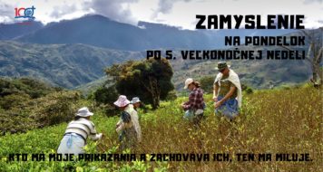ZAMYSLENIE NA PONDELOK PO 5. VEĽKONOČNEJ NEDELI