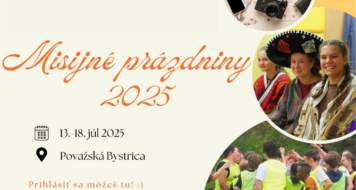MISIJNÉ PRÁZDNINY 2025 / POVAŽSKÁ BYSTRICA
