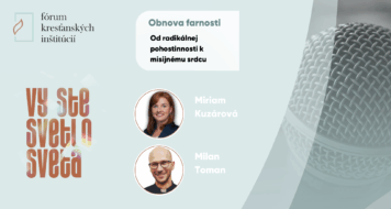 VY STE SVETLO SVETA – OBNOVA FARNOSTI