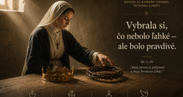 ZAMYSLENIE NA SVIATOK SV. KATARÍNY SIENSKEJ, PATRÓNKY EURÓPY